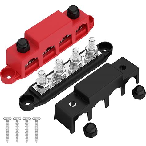 12 terminal junction box|12v terminal block with cover.